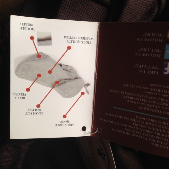 Large Dog's Hoodie Brown Pet Life - Picture 5 of 6